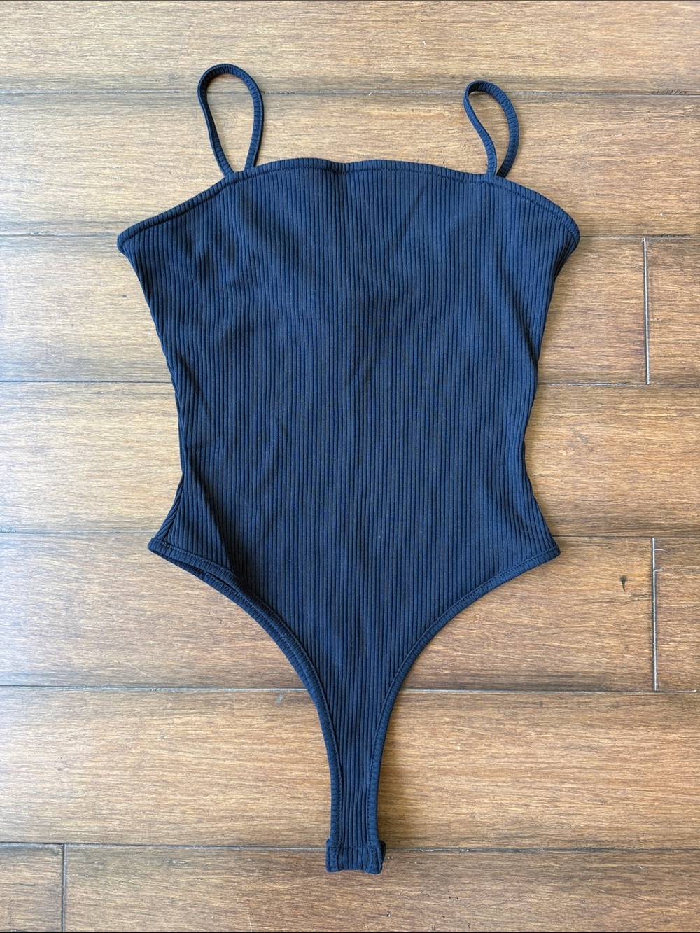 Revolve By the Way Navy Ribbed Bodysuit